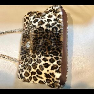 DKNY leopard print purse